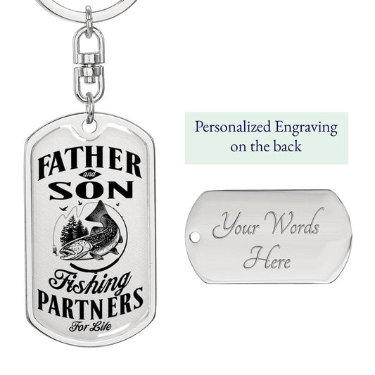 Fishing Partners Keychain