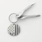Patriotic Old Glory American Flag Keychain with Screwdrivers