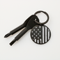 Patriotic Old Glory American Flag Keychain with Screwdrivers