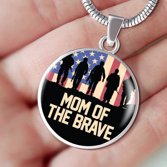 Mom of the brave necklace