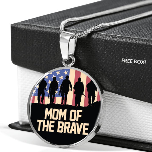 Mom of the brave necklace