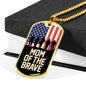 Mom of the brave dog tag