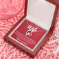 Forever Love Necklace and Message Card for Wife