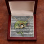 Mother's Day Forever Love Necklace for fisherman's wife. The one who didn't get away! I love you more than fishing