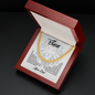 Cuban Chain gift from father to son