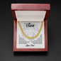 Cuban Chain gift from father to son