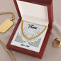 Cuban Chain gift from father to son