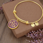 It takes knobby balls to ride Motocross Bangle charm bracelet