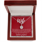 Eternal Hope Necklace and Message Card for Wife