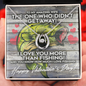 Lucky in love! Valentine's Day Necklace with message card for your wife