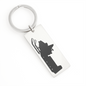 Engravable Vintage Snowmobile Keychain