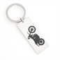 Engravable Vintage Motocross Keychain