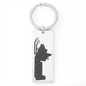 Engravable Vintage Snowmobile Keychain
