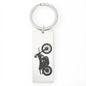 Engravable Vintage Motocross Keychain