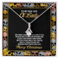 To My Bad Ass Ol' Lady Alluring Beauty Necklace