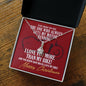 I Love You More Than My Bike! Funny Biker Christmas Card With Alluring Beauty Necklace And Gift Box