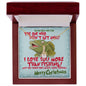 Alluring Beauty necklace for wife of a fisherman More than fishing Merry Christmas