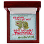 Alluring Beauty necklace for wife of a fisherman More than fishing Merry Christmas