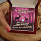 Alluring Beauty necklace Pink sunset hunting wife gift