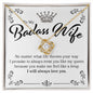 Badass Wife Love Knot necklace