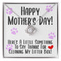 Love Knot Necklace Cat lady Mother's Day necklace