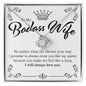 Badass Wife Love Knot necklace