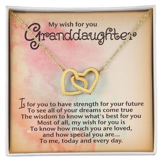 Interlocking hearts necklace A Grandmother's wish