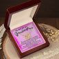 Interlocking hearts necklace My wish for you Granddaughter