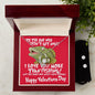 Forever Love necklace with message card The one who didn't get away With matching earrings!