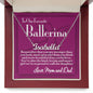 Our Favorite Ballerina Personalized necklace for daughter