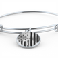 Patriotic Old Glory 4th of July Bangle