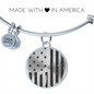 Patriotic Old Glory 4th of July Bangle