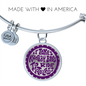 It takes knobby balls to ride Motocross Bangle charm bracelet