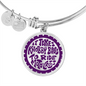 It takes knobby balls to ride Motocross Bangle charm bracelet