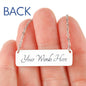 Moms of the brave bar necklace