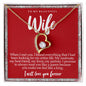 Forever Love Necklace and Message Card for Wife