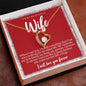 Forever Love Necklace and Message Card for Wife