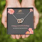 Happy 16th Birthday! Interlocking hearts necklace for daughter or best friend