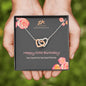 Interlocking Hearts Necklace Happy 50th Birthday To A Best friend!