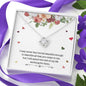 Love Knot Necklace Birthday, Anniversary or Christmas gift for wife, All that you mean to me