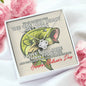 Funny Fishing Love Knot Necklace for Mother's day I Love You More Than Fishing!