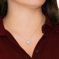 Funny Fishing Love Knot Necklace for Mother's day I Love You More Than Fishing!