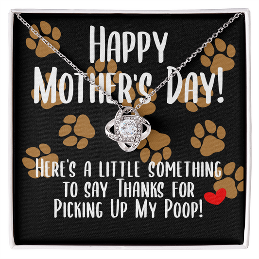 Mother's Day gift for dog mom, Thanks for picking up my poop