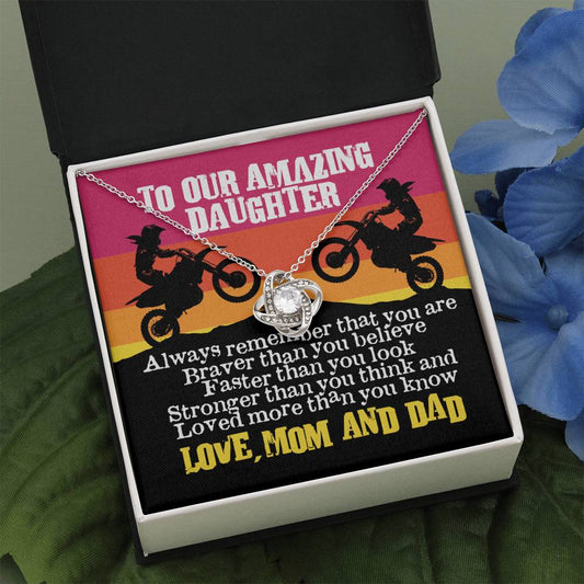 Love Knot Necklace Amazing Daughter MX