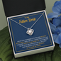 Love Knot Necklace Gift for Future Bride