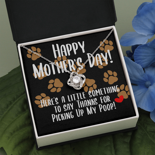 Mother's Day gift for dog mom, Thanks for picking up my poop