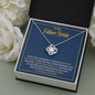 Love Knot Necklace Gift for Future Bride