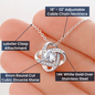 Love Knot Necklace Gift for Future Bride