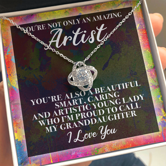 Love Knot Necklace Amazing Artist Granddaughter