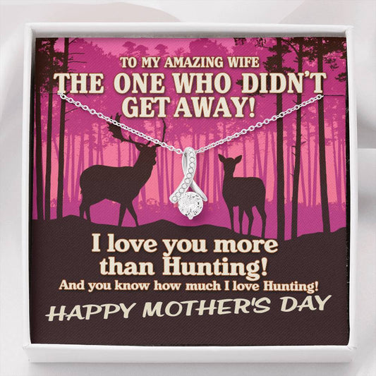 Alluring Beauty necklace Pink sunset hunting wife gift